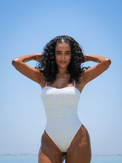 MUSE one-piece in Buttercream